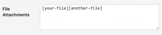 File Attachment field of the Mail tab
